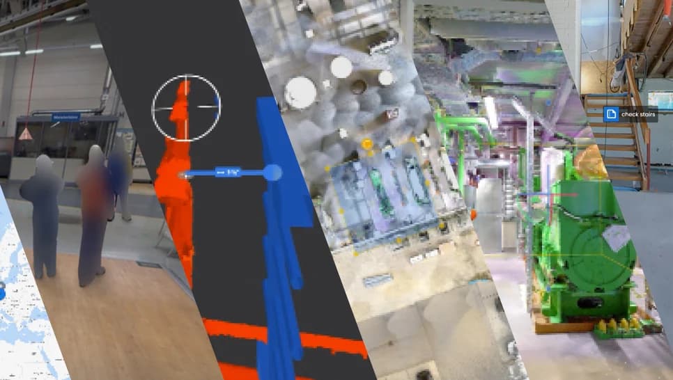 クラウド上で3D空間データを管理するイメージ